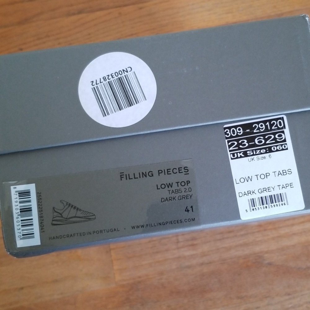 Filling Pieces Low Top Tabs 2.0 Dk Grey